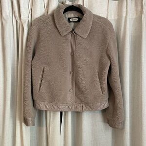 Women's Tan Teddy Jacket